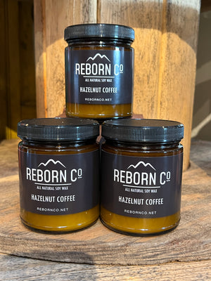 rebornco, soy candles