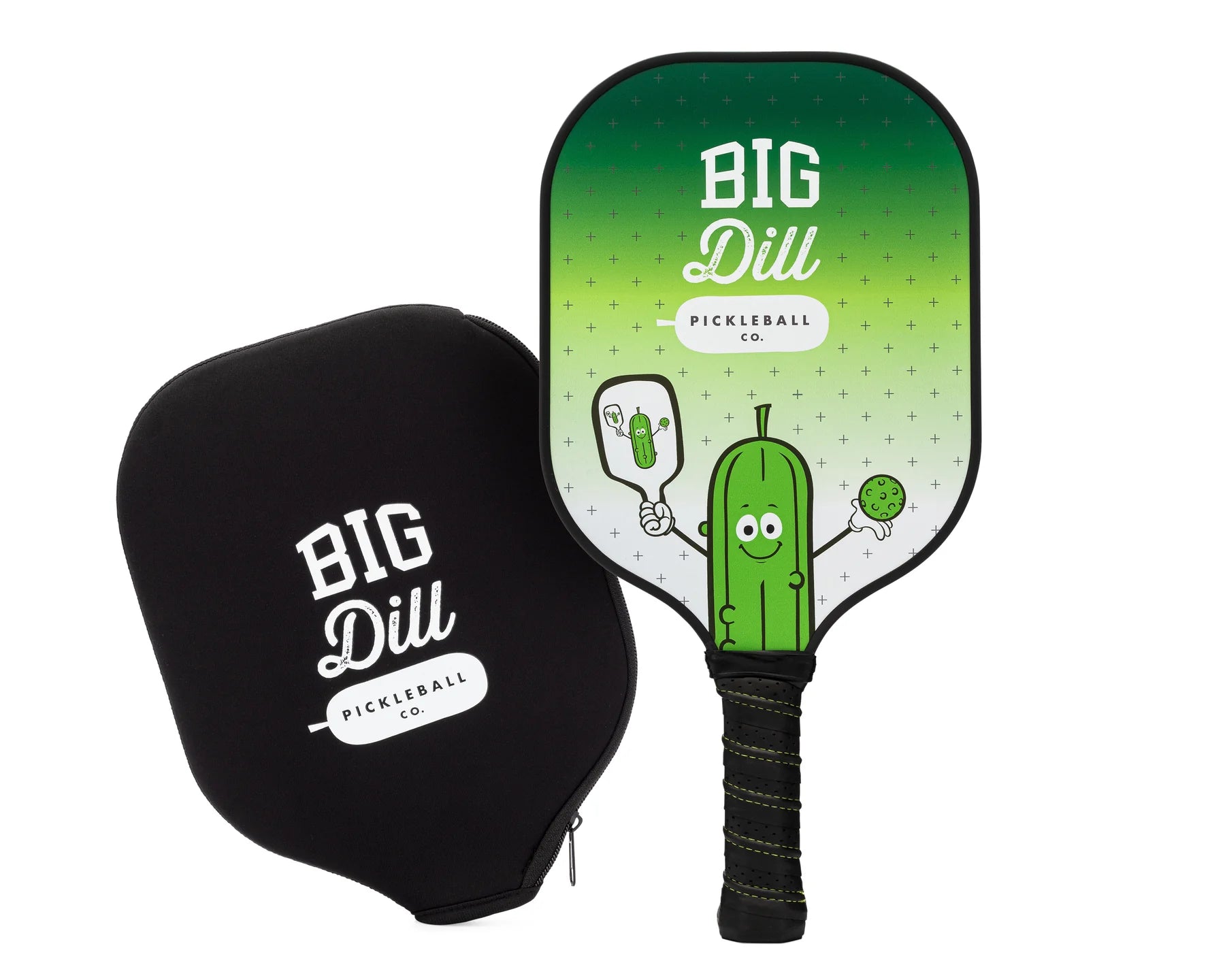 BIG DILL CARBON FIBER PICKLEBALL PADDLE WITH COVER