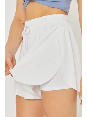 Open image in slideshow, Two in One Drawstring Skort
