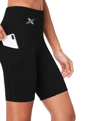 Open image in slideshow, Women&#39;s High Waisted Training Shorts
