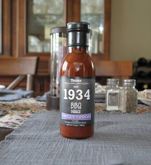 1934 BBQ Sauce, The Best BBQ Sauce, Sweet Onion BBQ Sauce, Grilling BBQ Sauce, The Best sauce to grill with, No Burn Sauce, Where to buy the best BBQ Sauce
