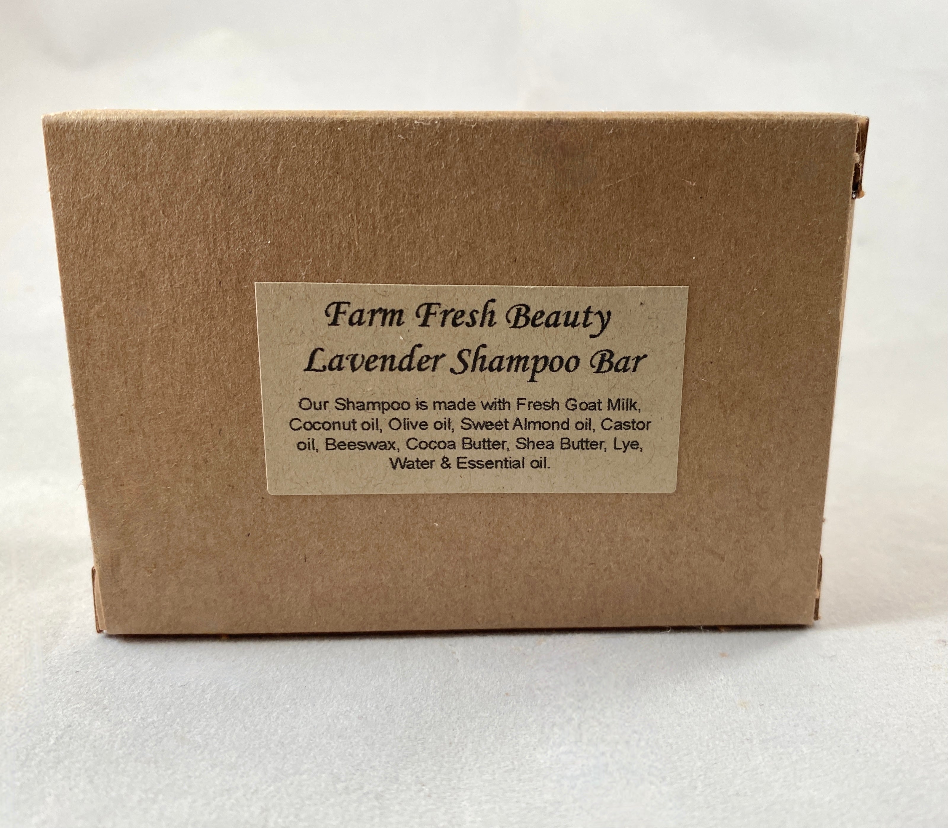 Farm Fresh Beauty | Lavender Shampoo Bar | Goat Milk Shampoo Bar