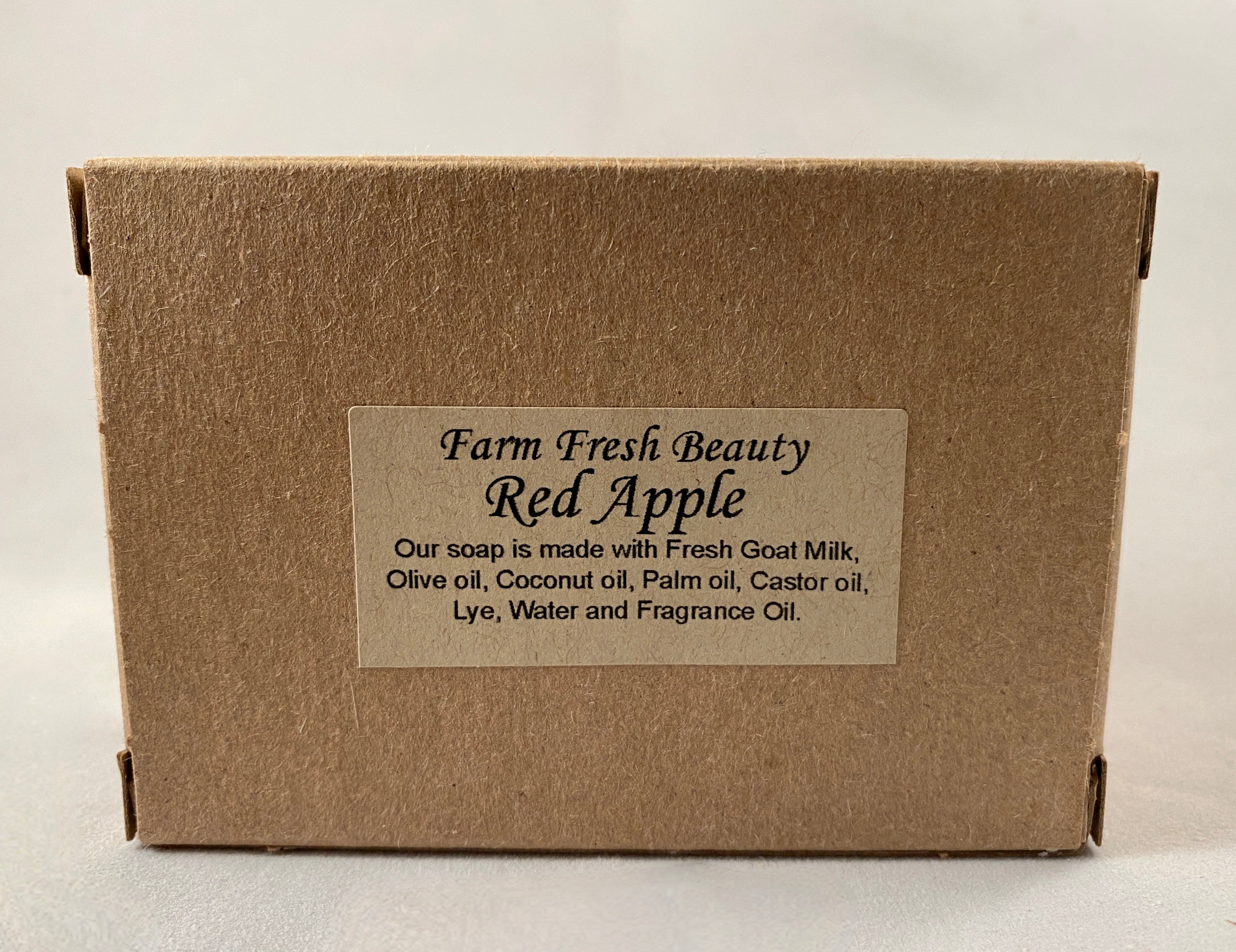 Farm Fresh Beauty | Red Apple | Goat Milk Soap