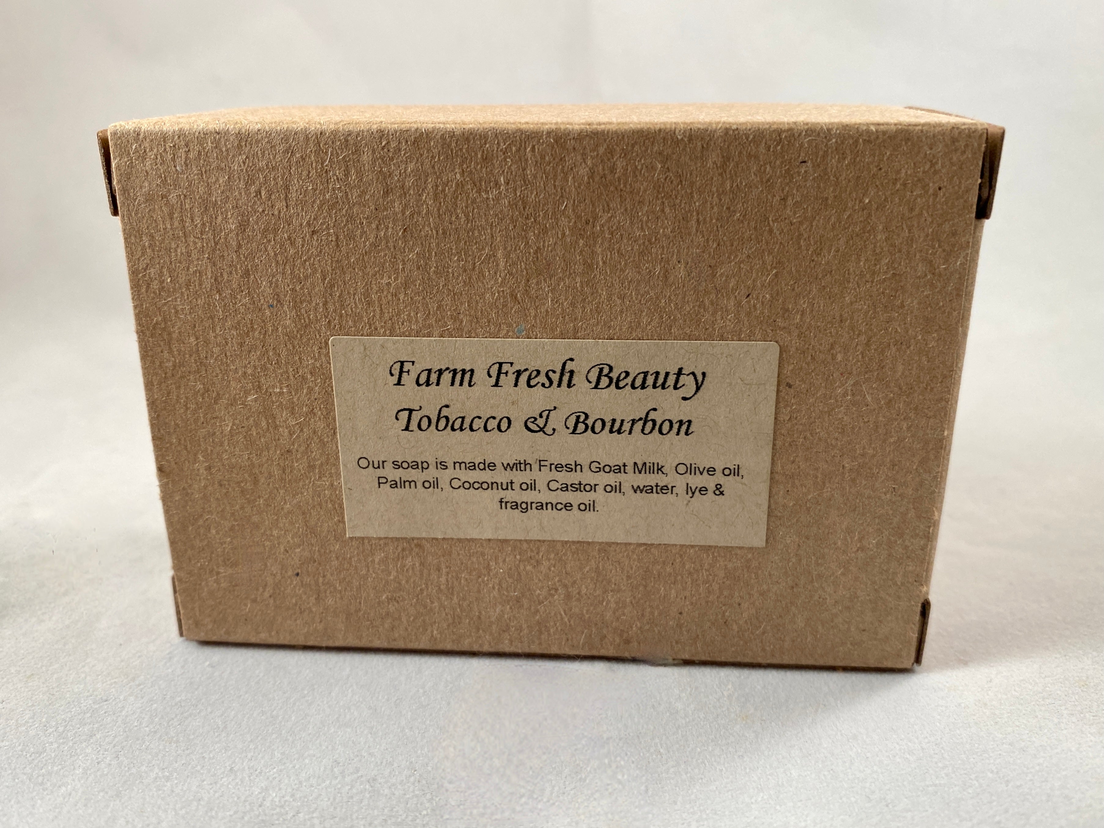 Farm Fresh Beauty | Tobacco Bourbon | Goat Milk Soap