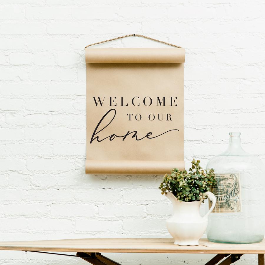 Welcome to our Home Mini Scroll