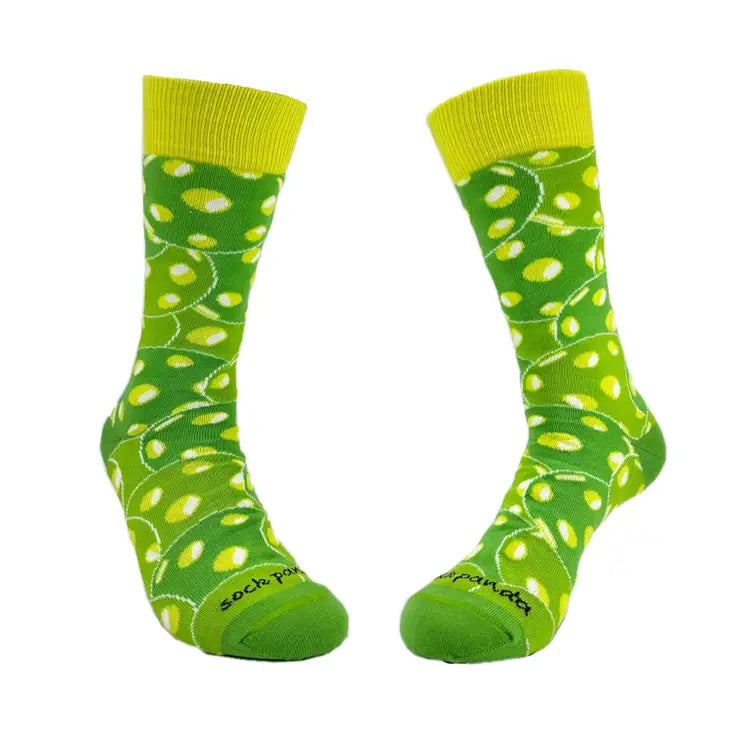 Pickleball Pattern Socks Adult Medium 5-10