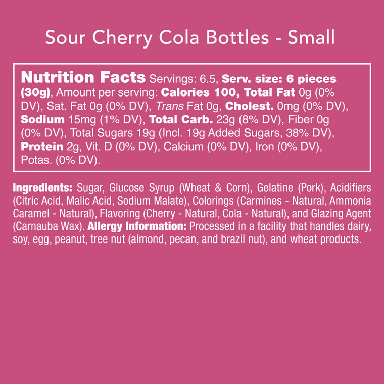 Candy Club | Sour Cherry Cola Bottles