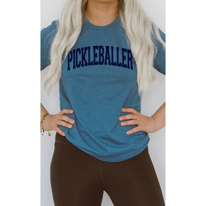 Open image in slideshow, Varsity Pickleball Pickleballer Graphic Tee
