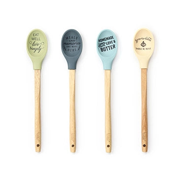 Krumbs Kitchen Farmhouse Silicone Spoons